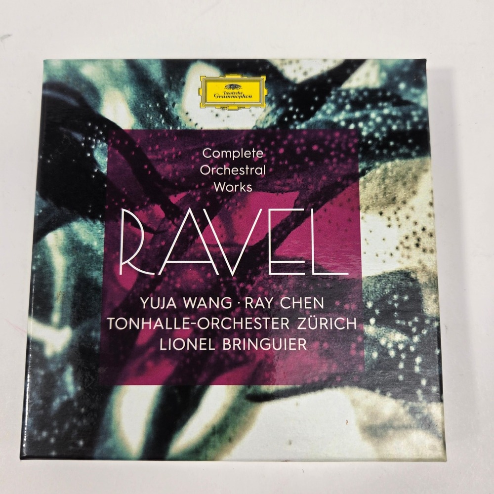 Ravel - Complete Orchestral Works 4 CD Bringuier DG Near Mint